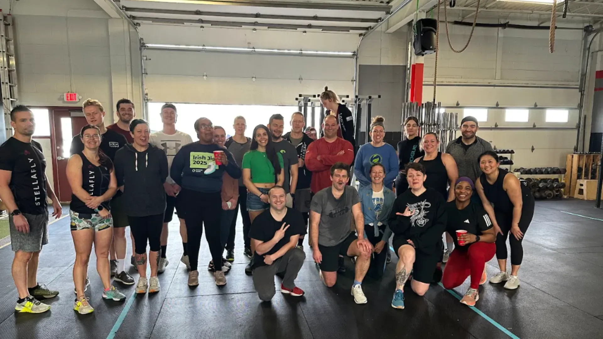 CrossFit Grand Rapids members and coaches together